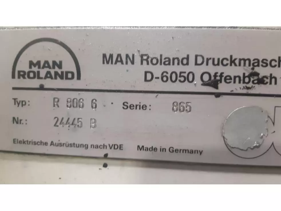1994 MAN ROLAND 806-6 + LV